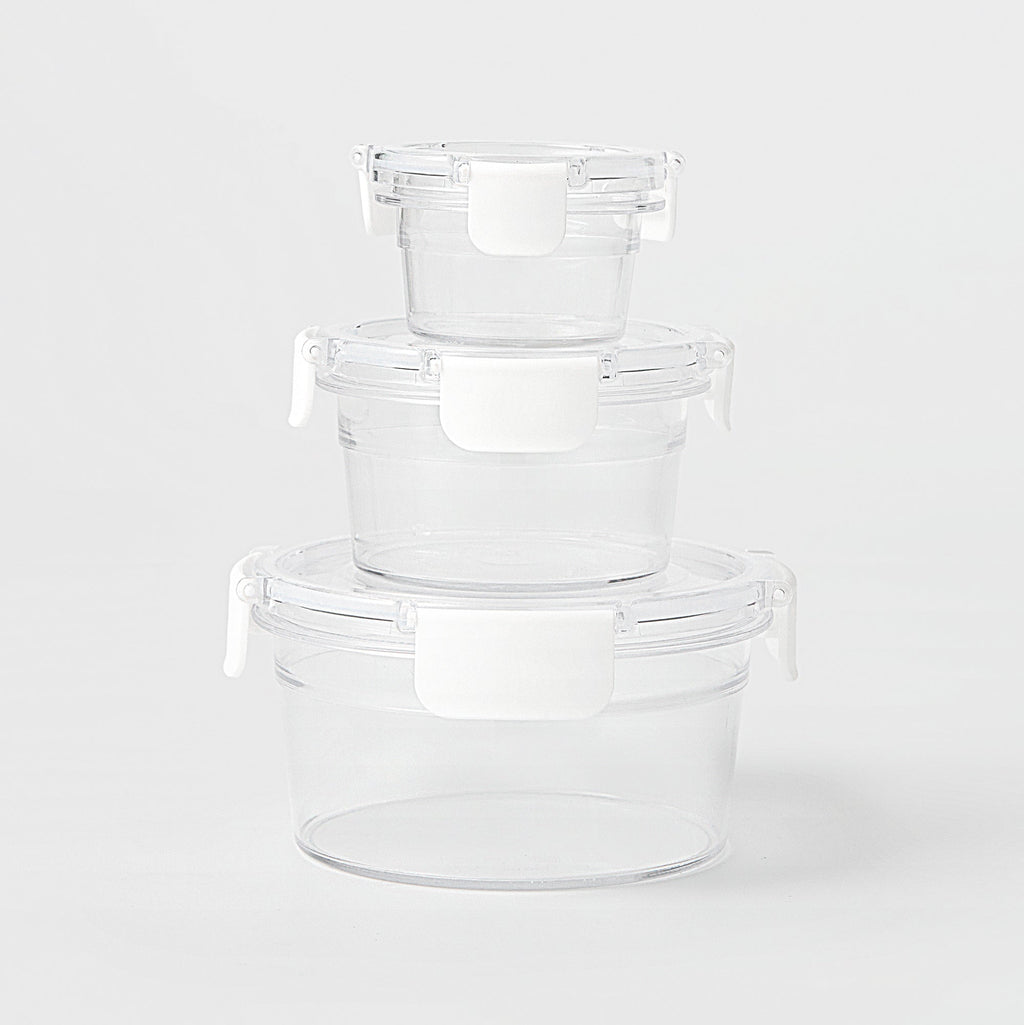 Clear Storage Container - Round (11 fl oz)