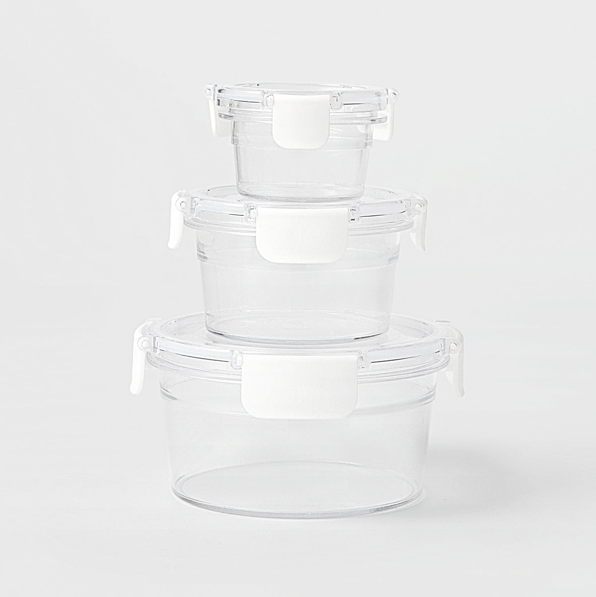 Clear Storage Container - Round (11 fl oz)